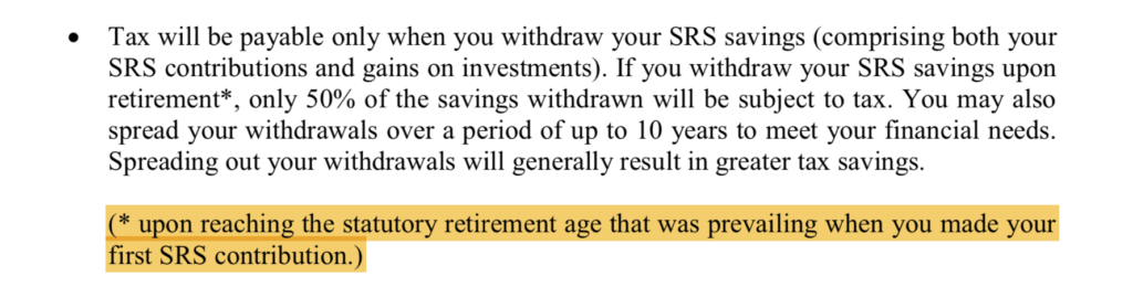 Supplementary Retirement Scheme Singapore