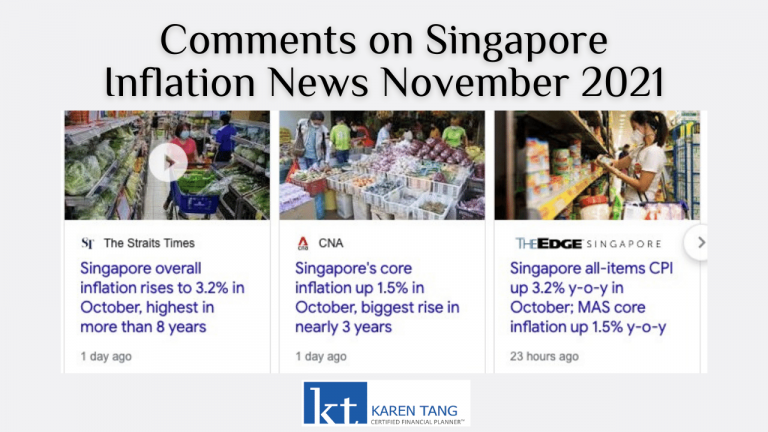 Comments on Singapore Inflation News November 2021